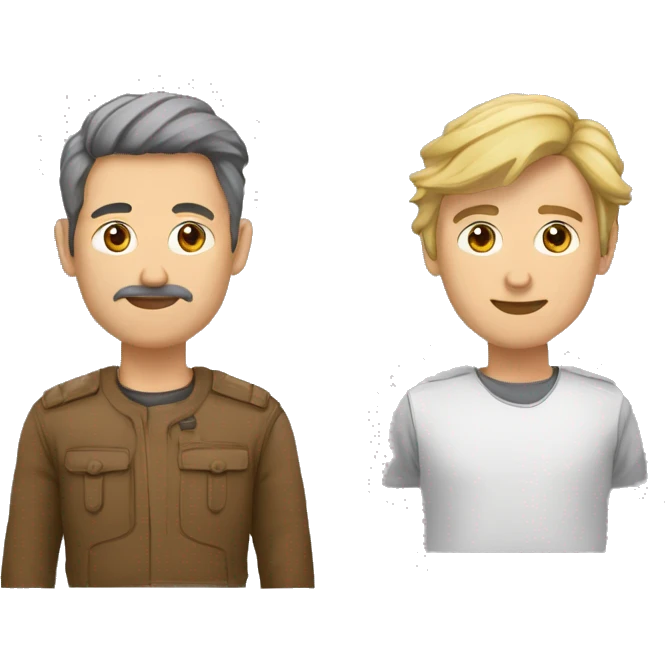 менеджер по подбору персонала с ноутбуком и кофе  emoji
