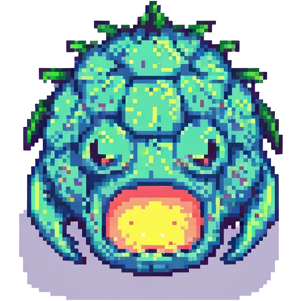 spiky slime monster emoji