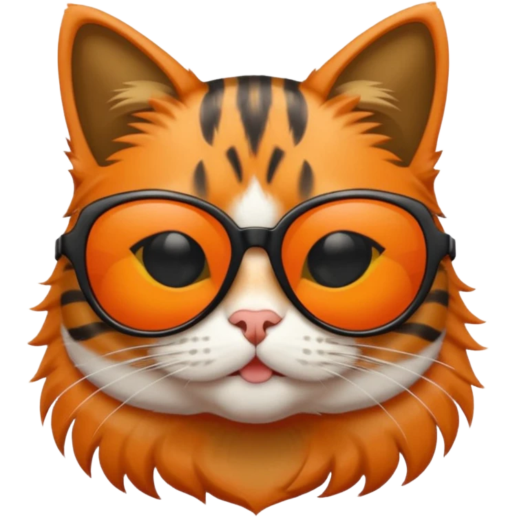 Cat wearing sunglasses emoji