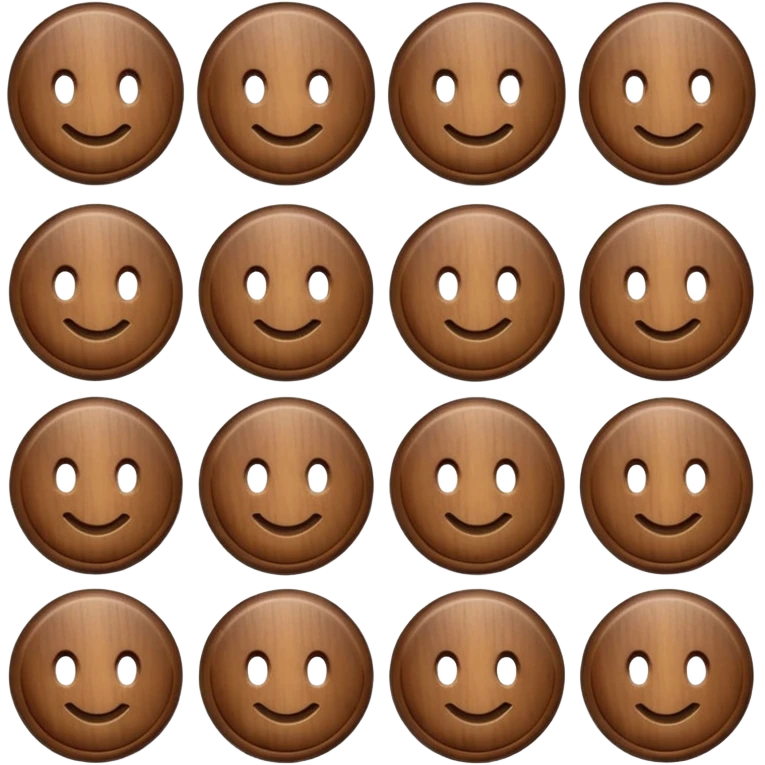 button without eyes emoji