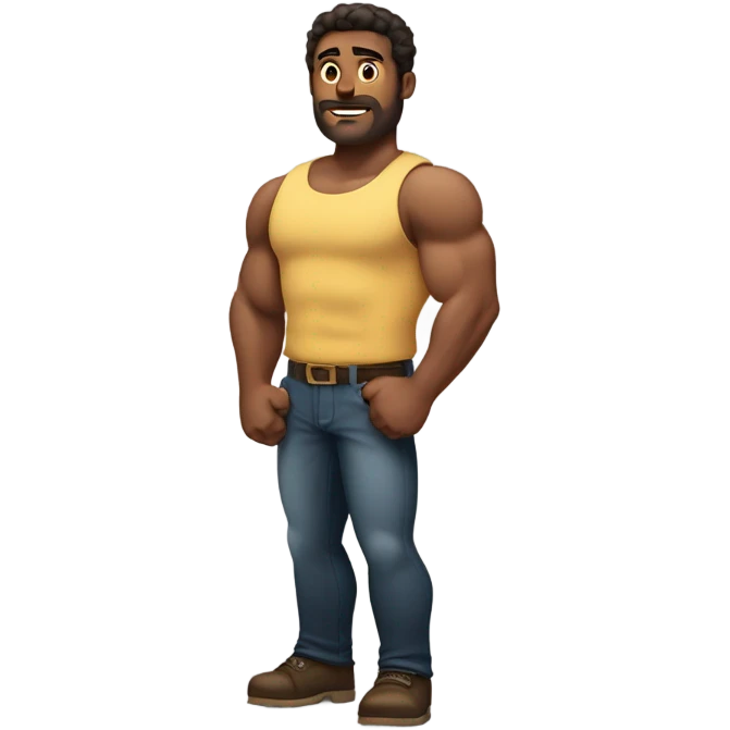 Bulky dude emoji