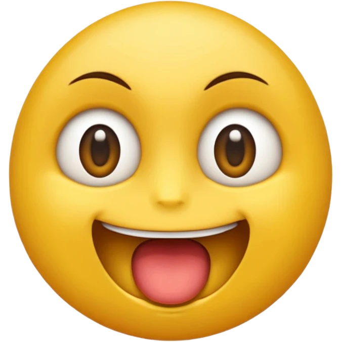 Un emoji surpris qui suce une bite emoji