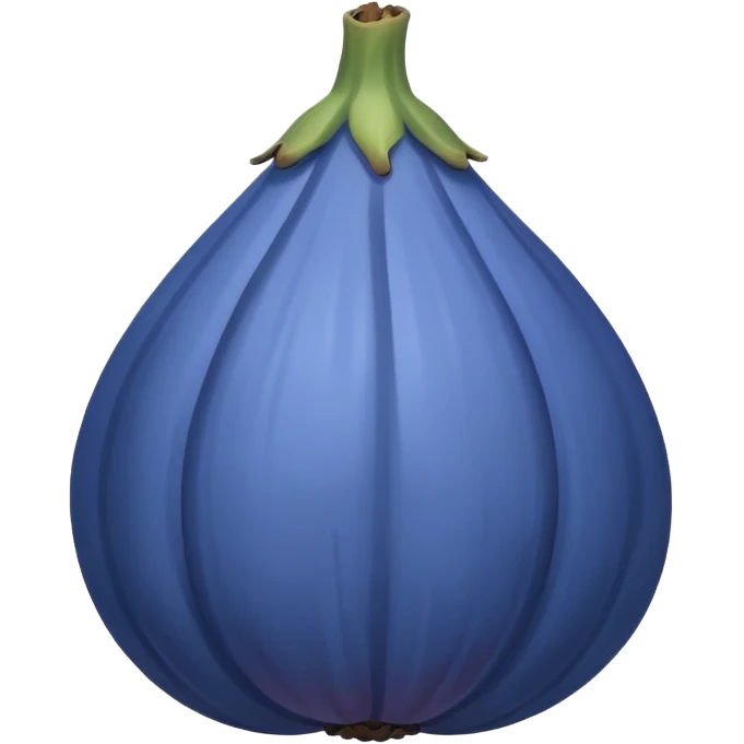 blue fig emoji