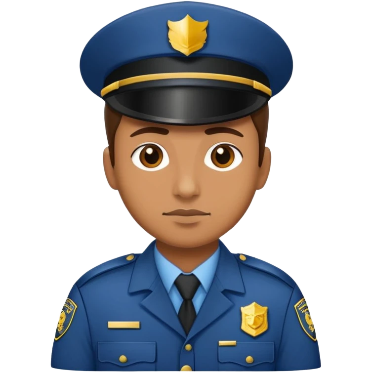 Correctional officer  emoji