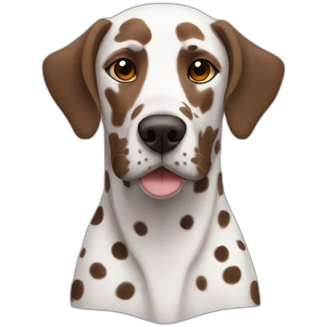 Brown Dalmatiner nett dalmatiner emoji