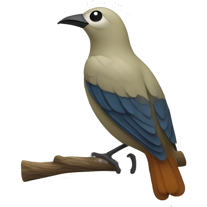 Bird with Yerba mate  emoji