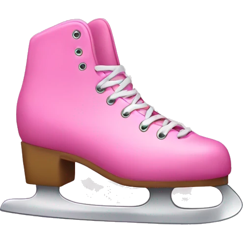 pink ice skates emoji