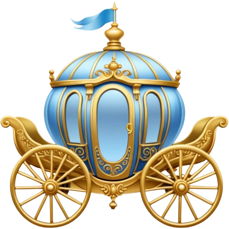Cinderella round carriage emoji