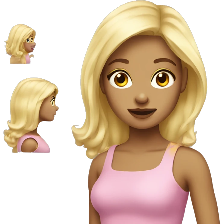 Blondes Mädchen emoji