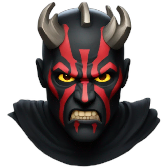 Dark maul emoji