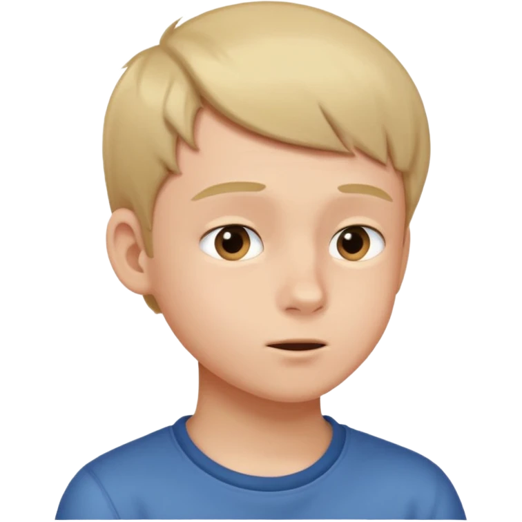 A boy showing right cheek to her mother asking for a gentle playful slap only boy no picture of mother included in emoji
Give side view of right cheek emoji