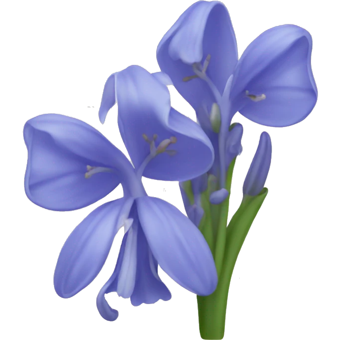 Bluebell flower emoji