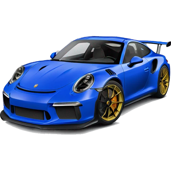 Porsche 911 gt3 rs royalblue emoji
