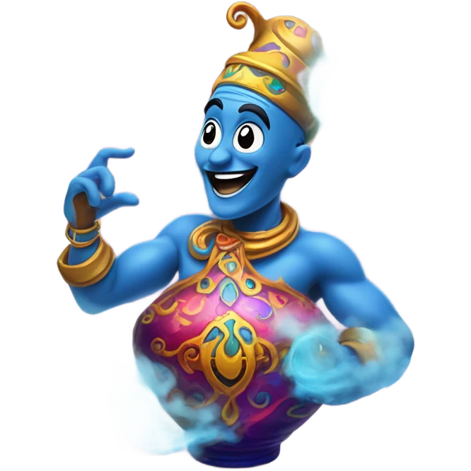 genie in bottle emoji