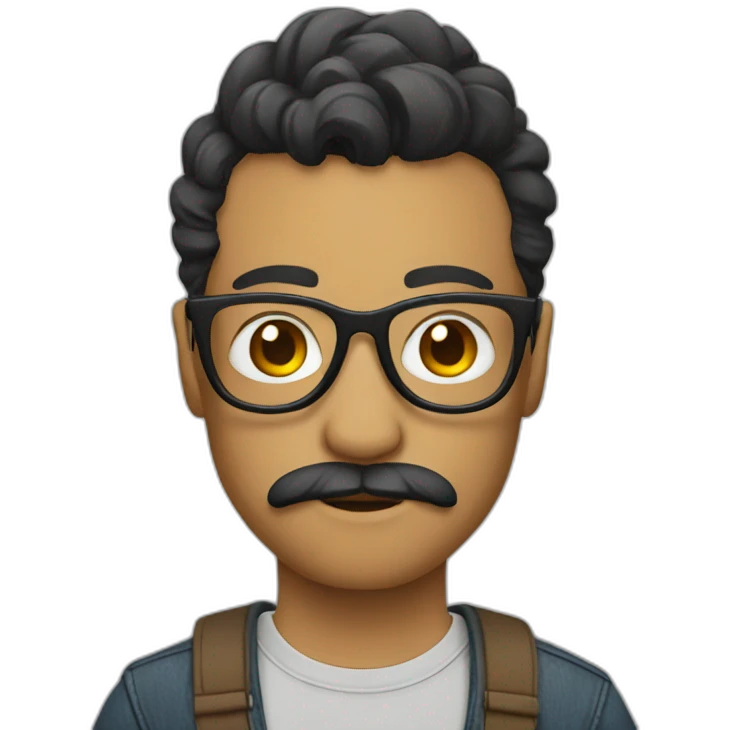 hipster emoji