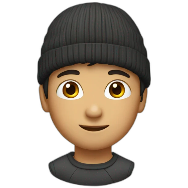 boy with a corteiz beannie emoji