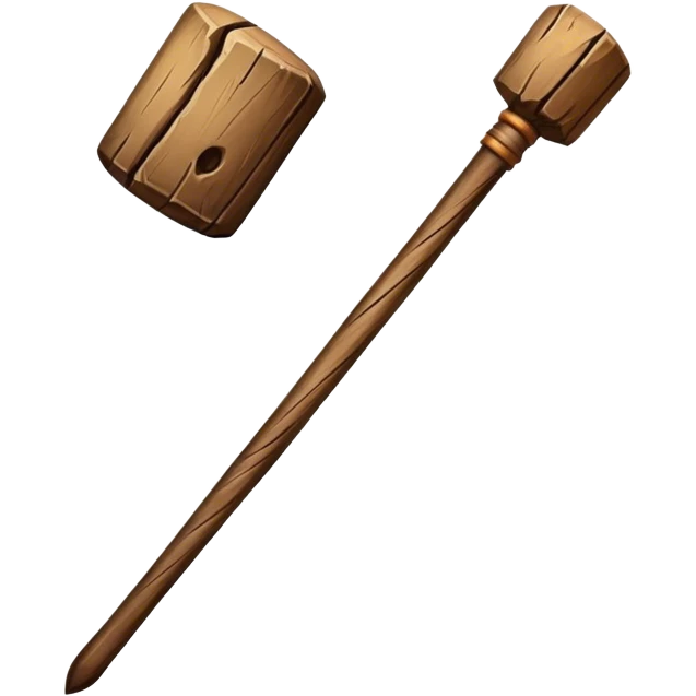 dnd item icon, wooden stick emoji