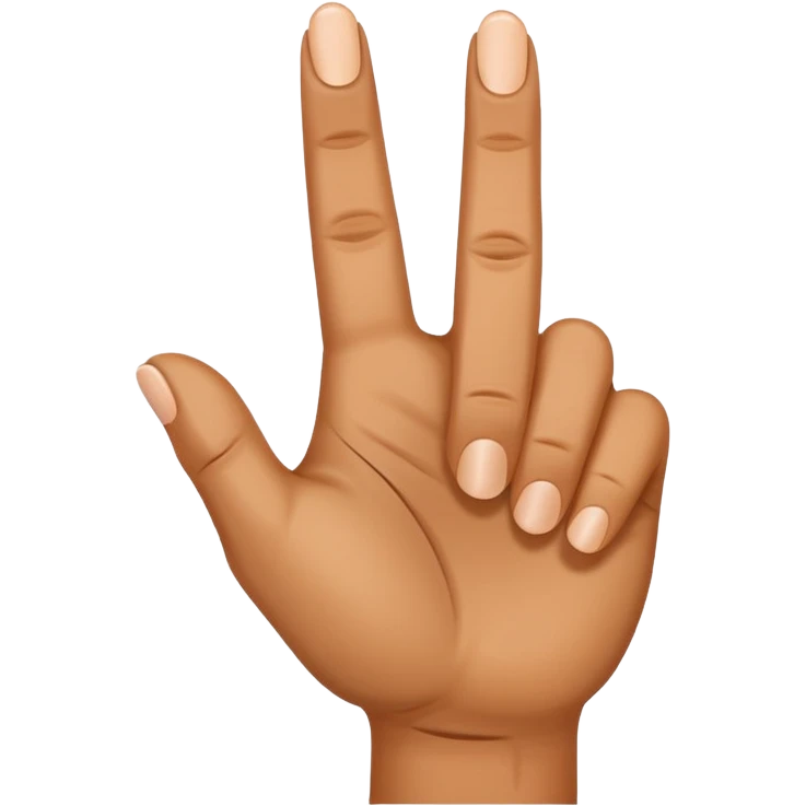 I want a hand with four fingers and one thumb and i want the pointer finger extended out and the thumb upward as to make a gun (finger gun) emoji