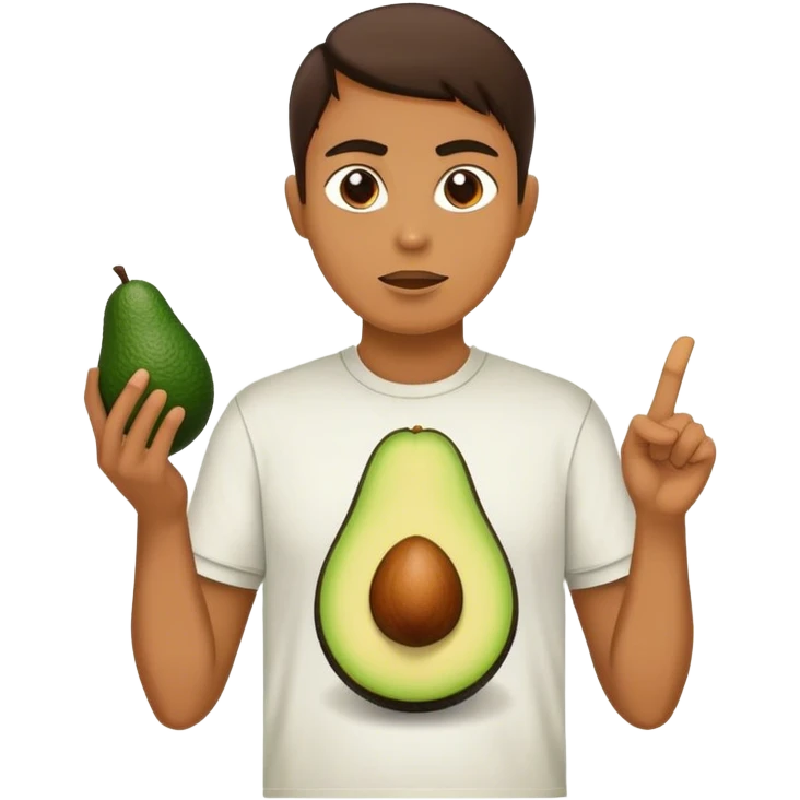 avocado advocating emoji