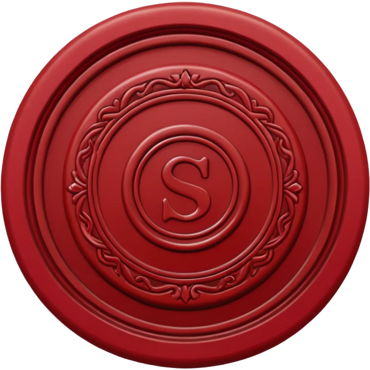Wax seal emoji