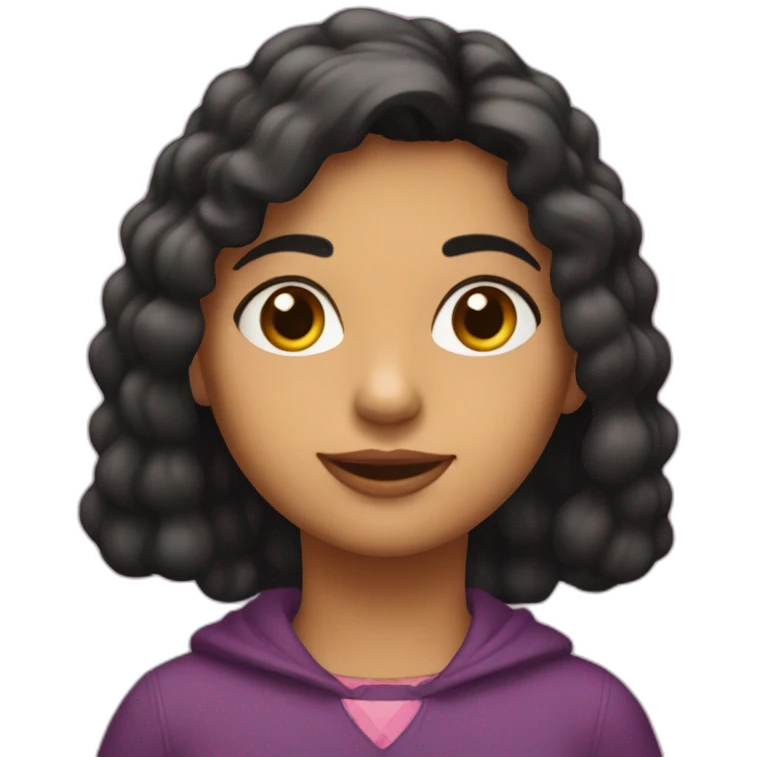 menina morena emoji