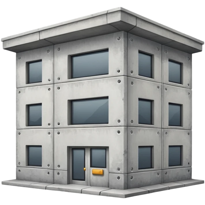 pick-up point, gray building emoji