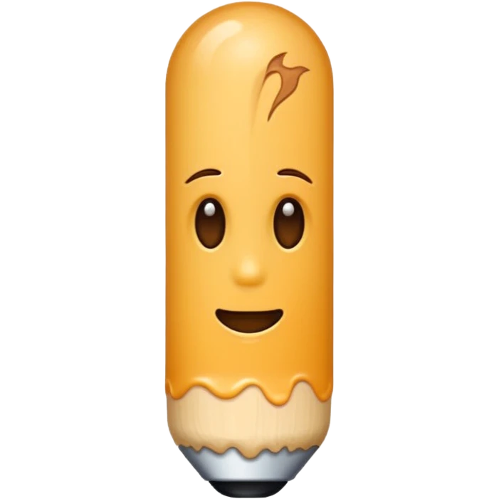 Veiny stick skin color emoji