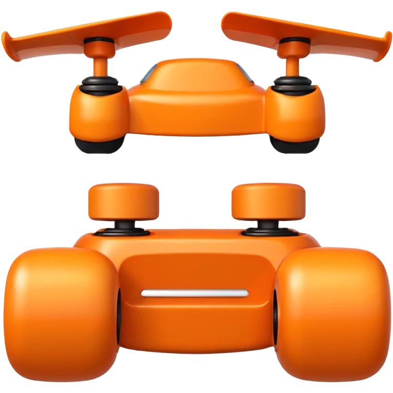 Quad couleur orange emoji