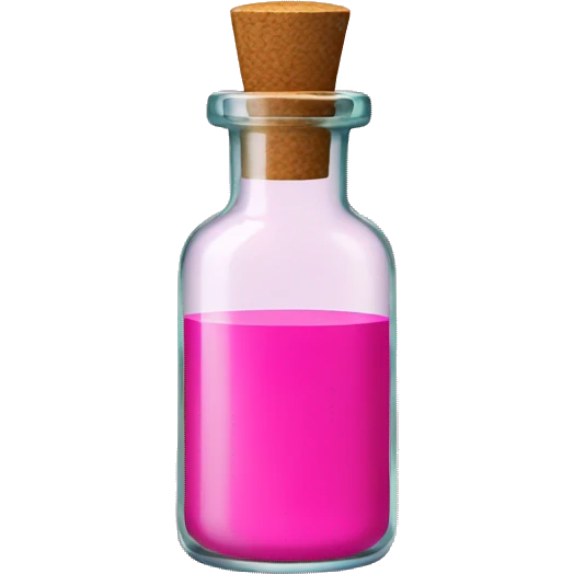 pink vial emoji