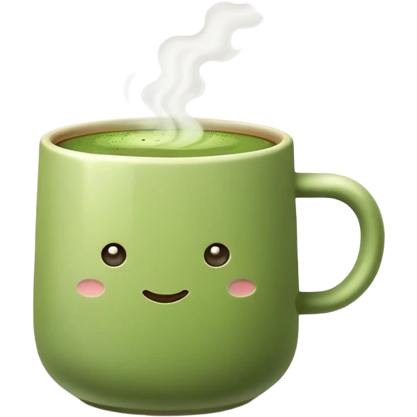 matcha cup emoji