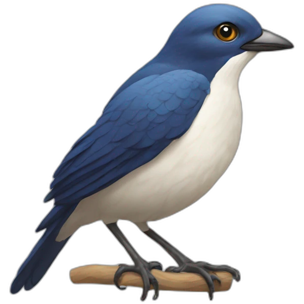 Oiseau qui la'ge emoji