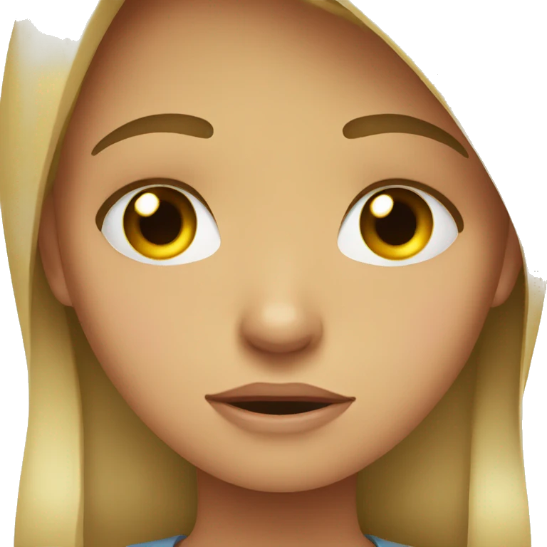 Girl crying emoji