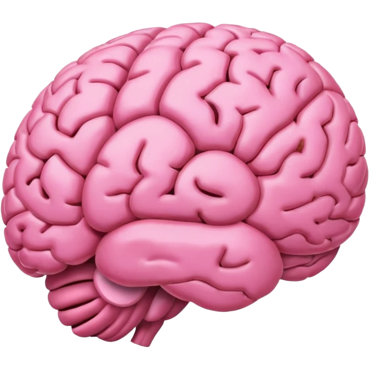 pink brain emoji