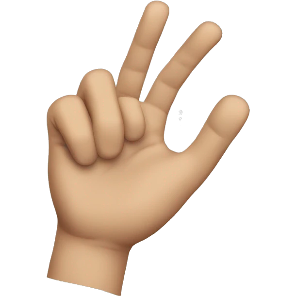 Hand whoops  emoji