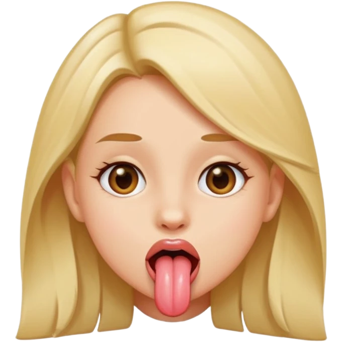 girl sticking out her tongue  emoji