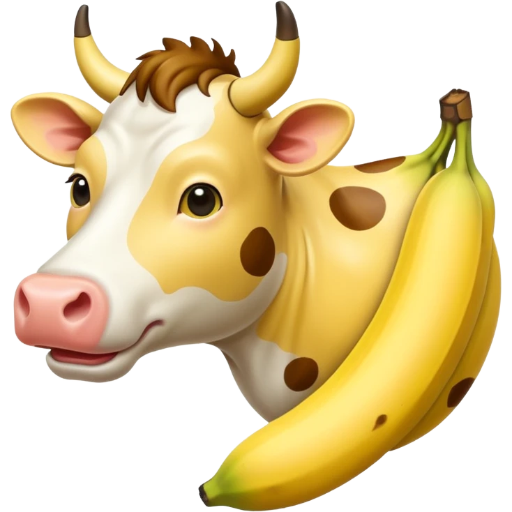 Banana cow emoji