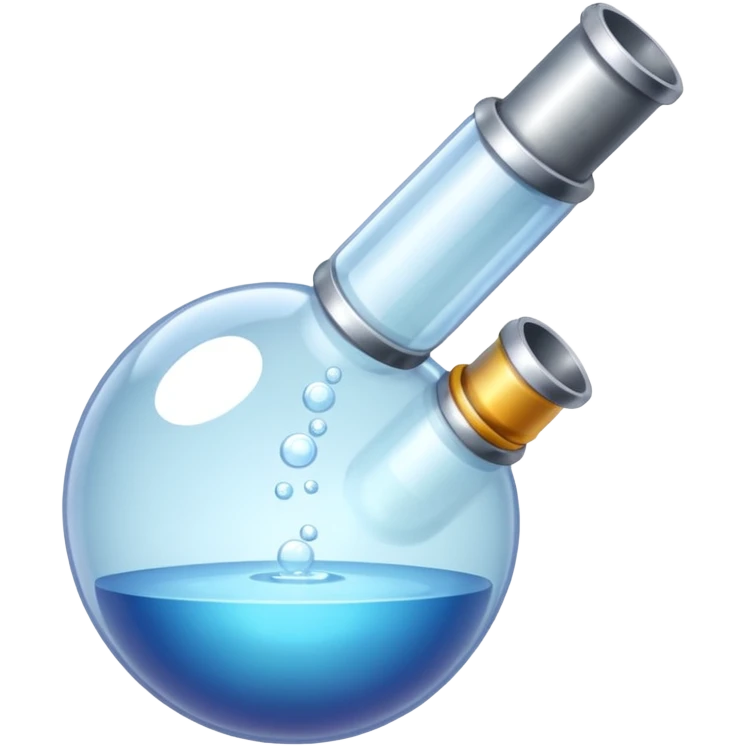 Bubble pipe made of quartz emoji