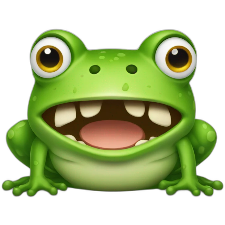 angry frog emoji