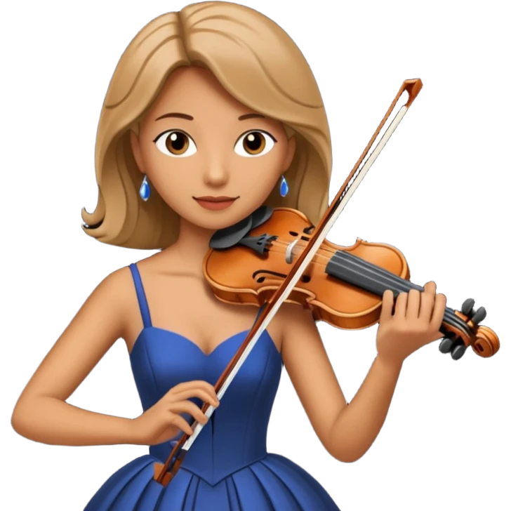 woman playing violin emoji