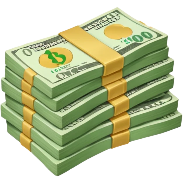 a paper money emoji