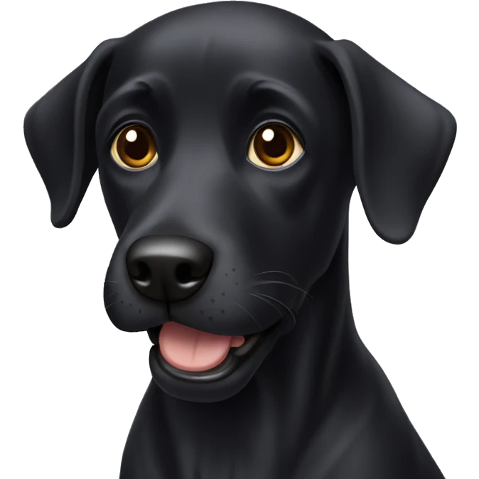 black dog  emoji