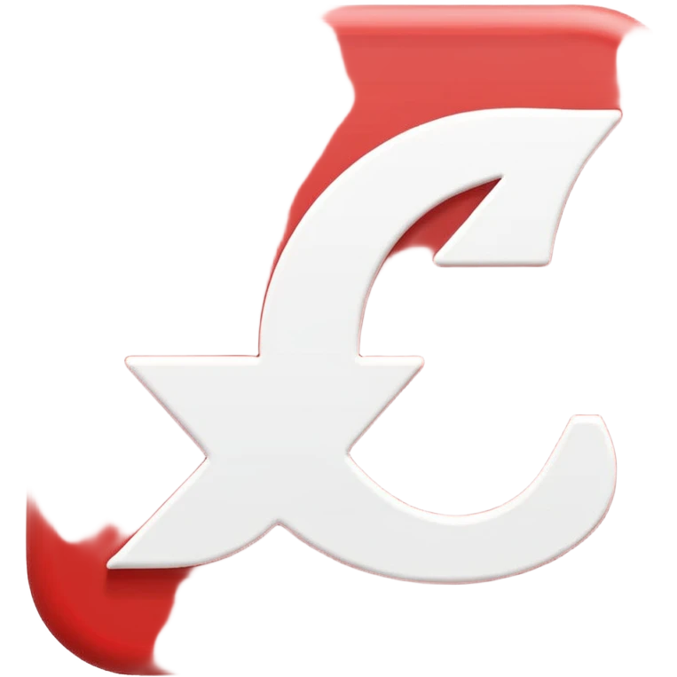 Flat vector emoji icon of a translation symbol, two overlapping rounded squares, the primary color is corporate RED, the front square features a bold white letter 'A', the back square features a bold white Arabic letter 'ع', minimalist UI style, high contrast, white background. emoji