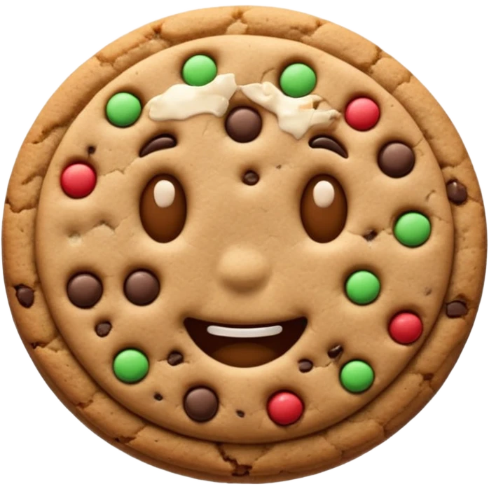 brown emojis of cookie, tulip, leaf, chocolate separately but only one of them emoji