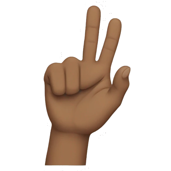 West Side Hand Sign emoji