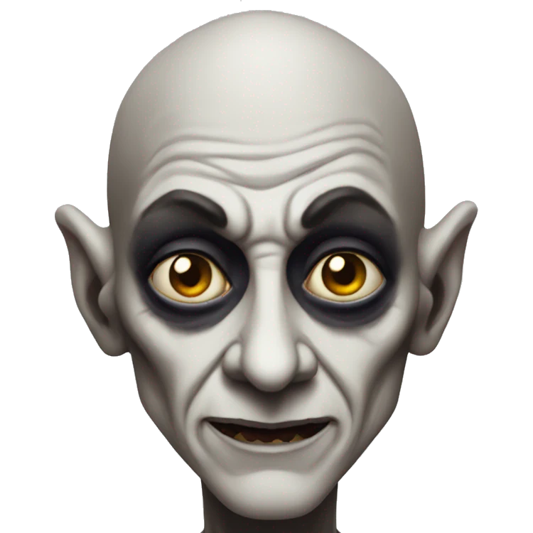 nosferatu with makeup  emoji