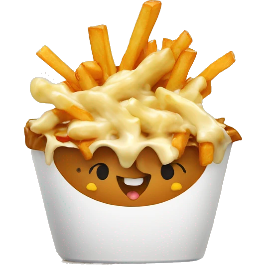 Poutine qui manger une Poutine emoji