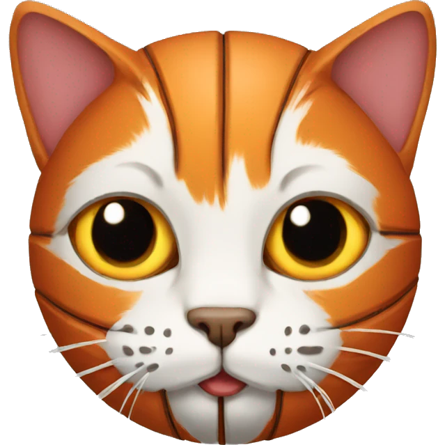 Basketball cat emoji