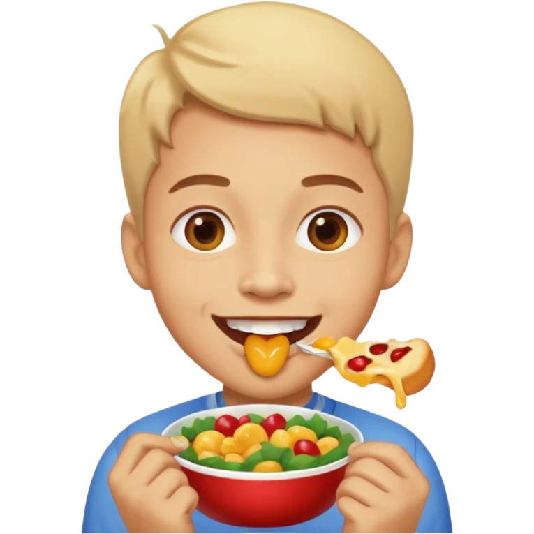 eating food emoji