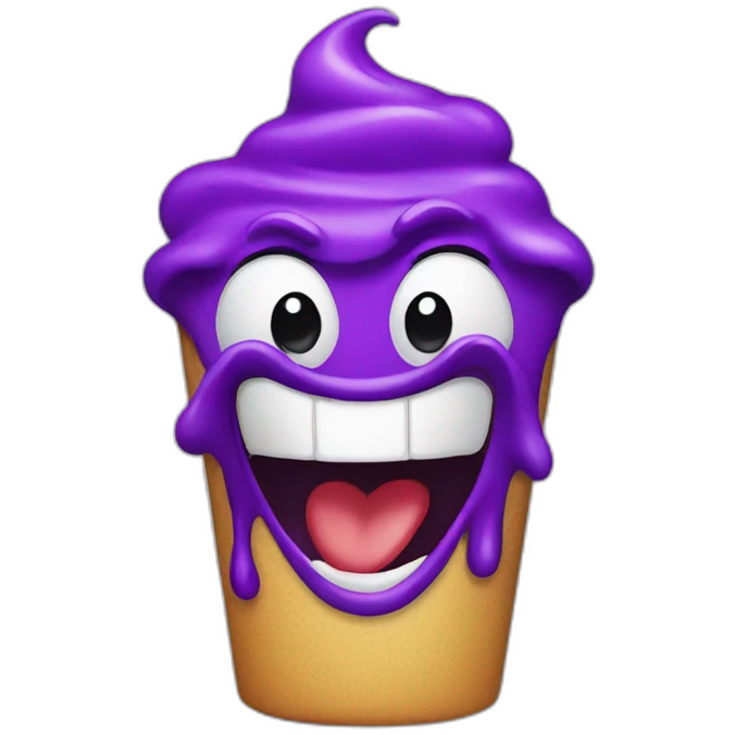 Grimace shake emoji