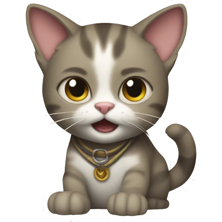 cat playing afk Journey emoji